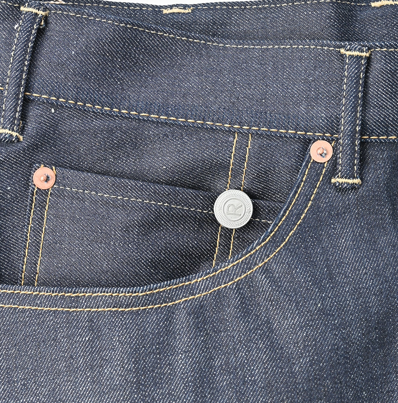 45R Rye Mugi Denim Crossover Skirt Raw