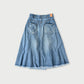 45R Rye Mugi Denim Crossover Skirt Sei