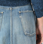 Rye Mugi Denim Crossover Skirt Sei - 45R by 45rpm studio