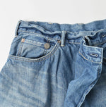 Rye Mugi Denim Crossover Skirt Sei - 45R by 45rpm studio