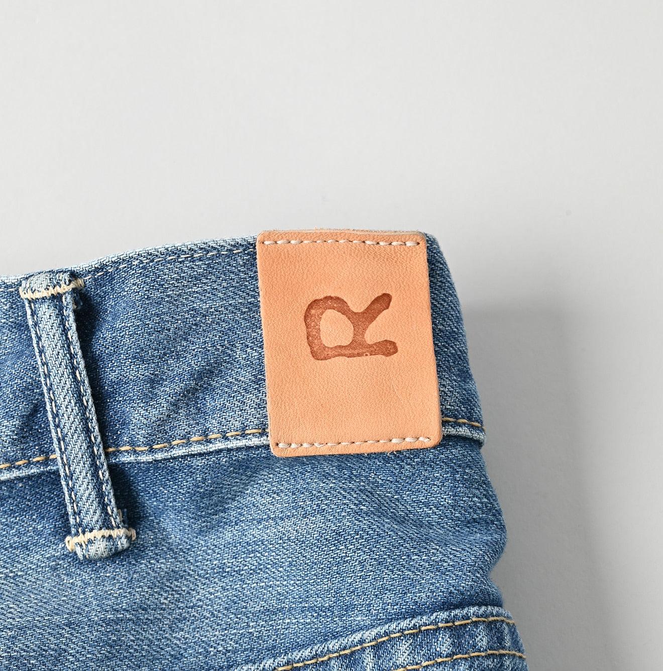 Rye Mugi Denim Crossover Skirt Sei - 45R by 45rpm studio