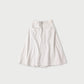 45R Rye Mugi Denim Crossover Skirt White Raw