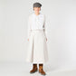 45R Rye Mugi Denim Crossover Skirt White Raw