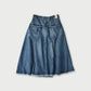 45R Rye Mugi Denim Crossover Skirt Syou