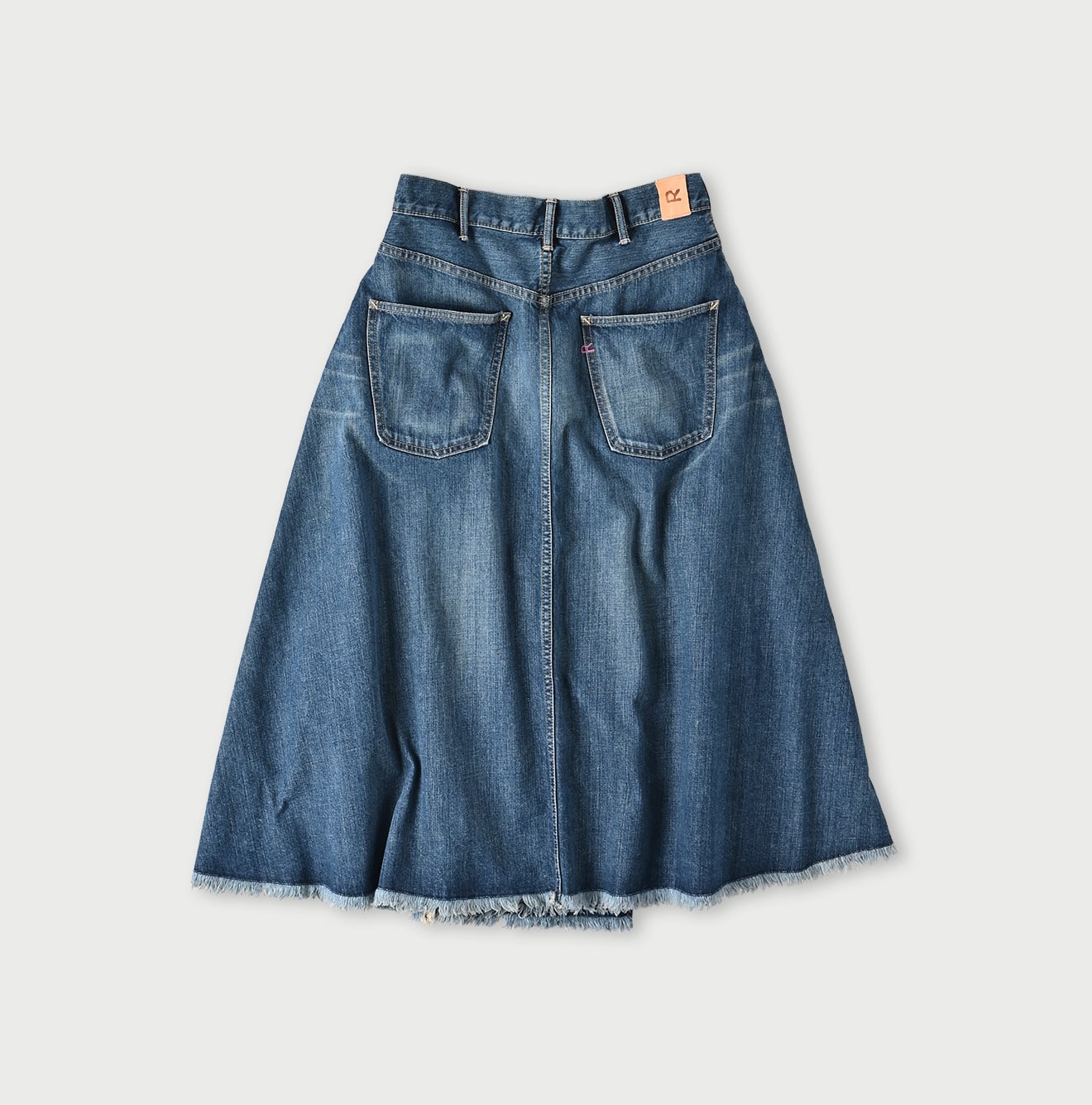 45R Rye Mugi Denim Crossover Skirt Syou