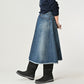 45R Rye Mugi Denim Crossover Skirt Syou