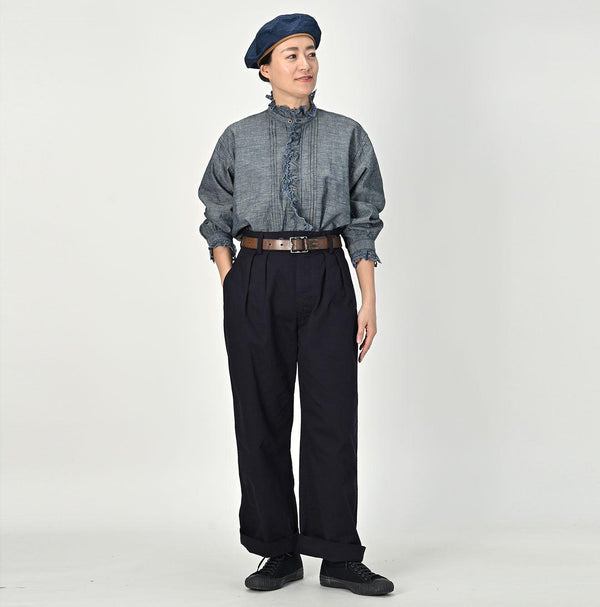 Okome Chino Charlotte Baggy Pants - 45R by 45rpm studio