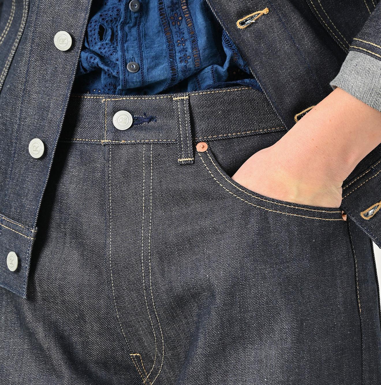 Rye Mugi Denim Charlotte5 Raw | Japanese Premium Jeans – 45R GLOBAL