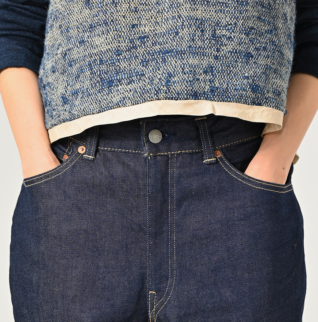 45R Rye Mugi Denim Stretch Momohime Nou