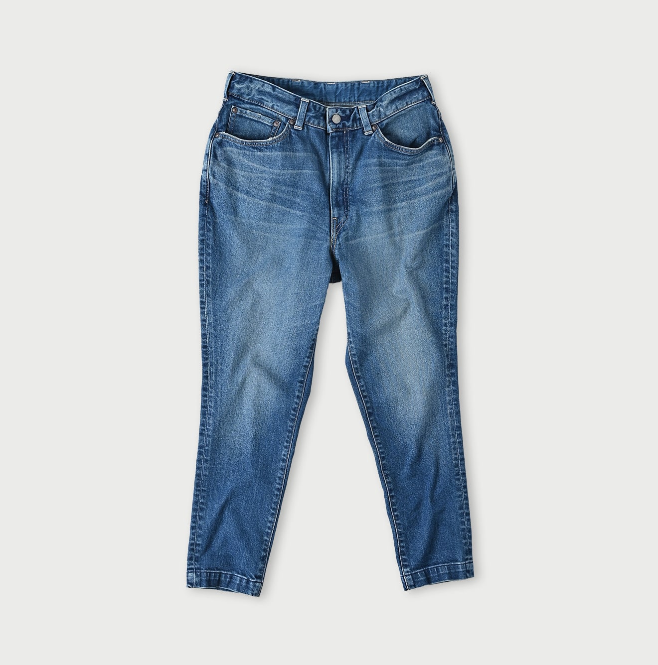 Rye Mugi Denim Stretch Momohime Distressed