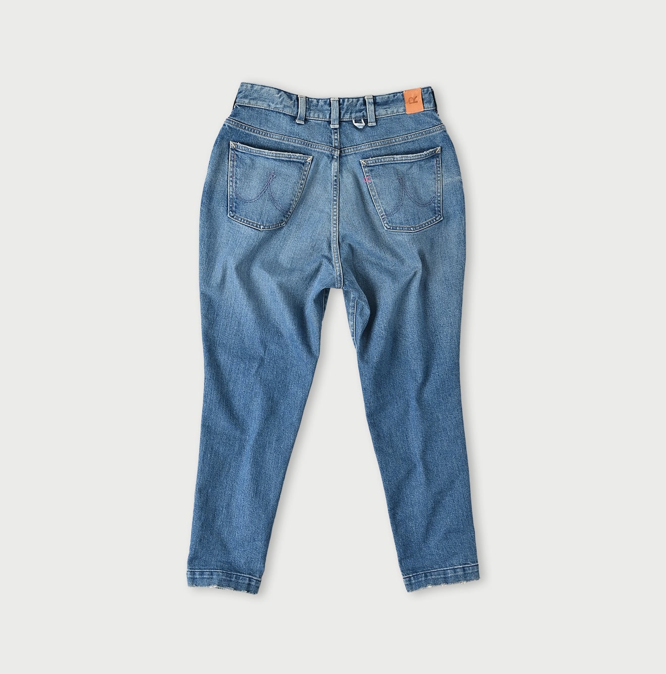 Rye Mugi Denim Stretch Momohime Distressed