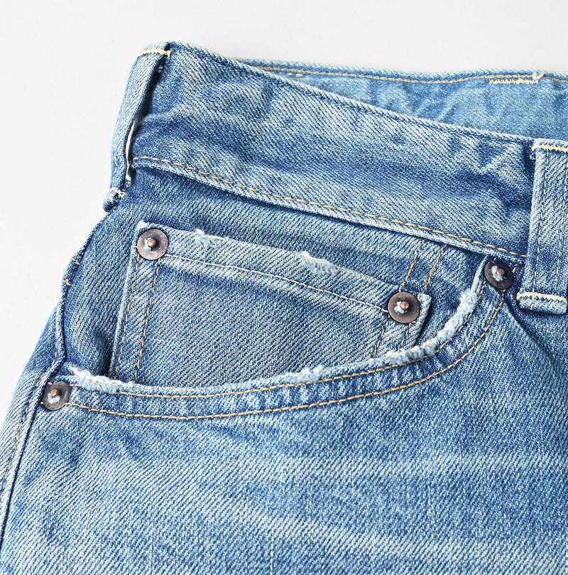 Rye Mugi Denim Stretch Momohime Distressed - 45R by 45rpm studio