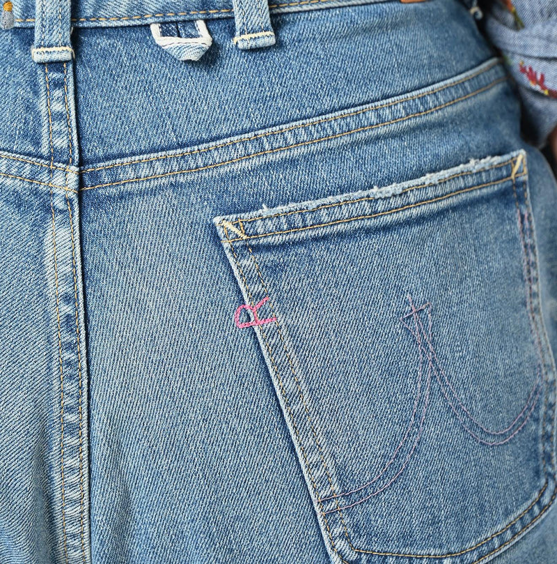 Rye Mugi Denim Stretch Momohime Distressed - 45R by 45rpm studio