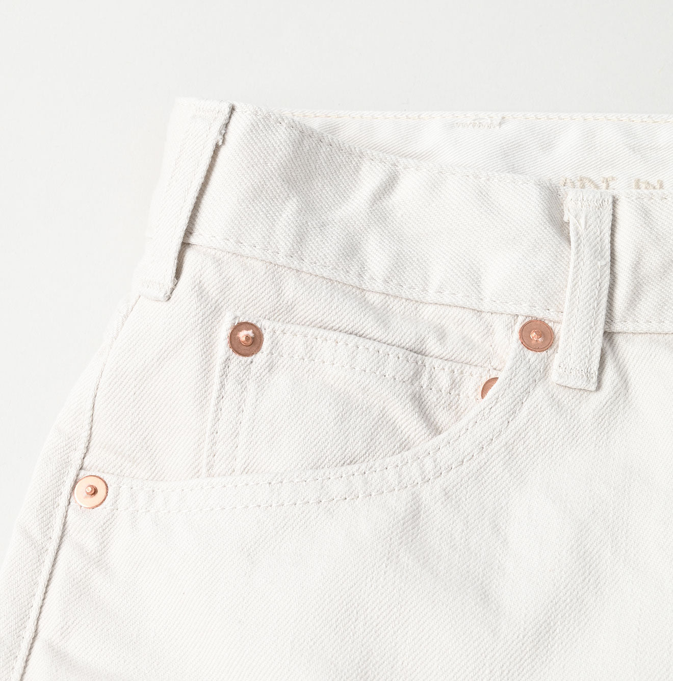 45R Rye Mugi Denim Charlotte5 White