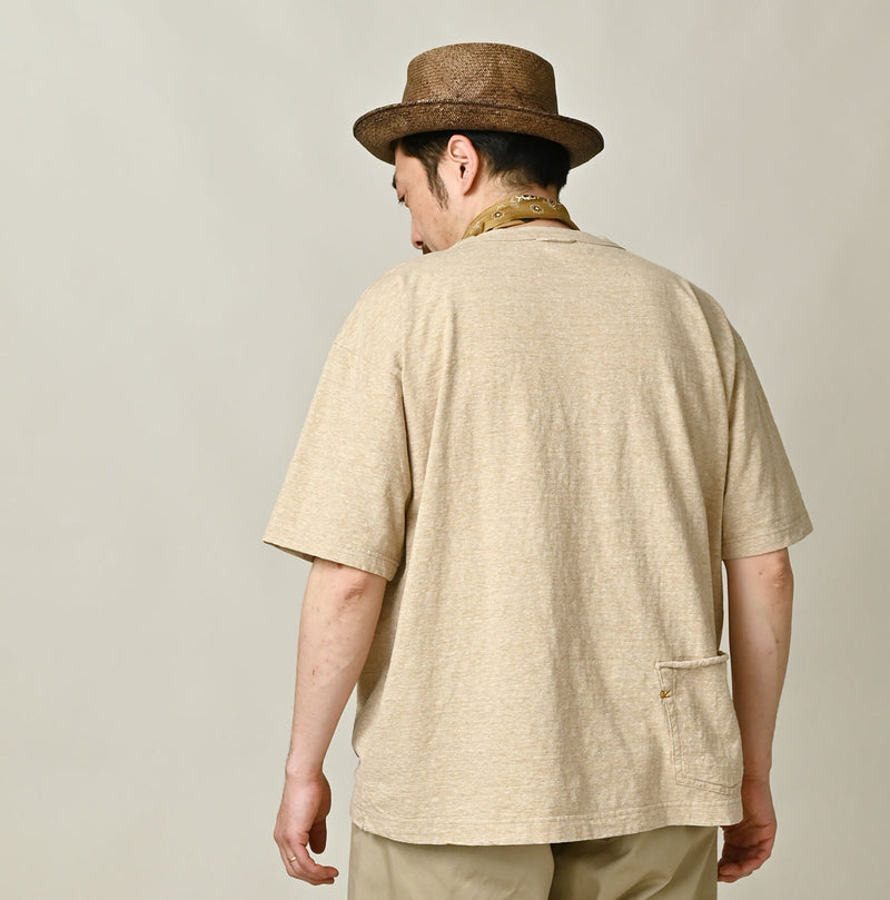 45R Ocean 908 Short Sleeve T-shirt (Top-dyed yarn) - Image 9