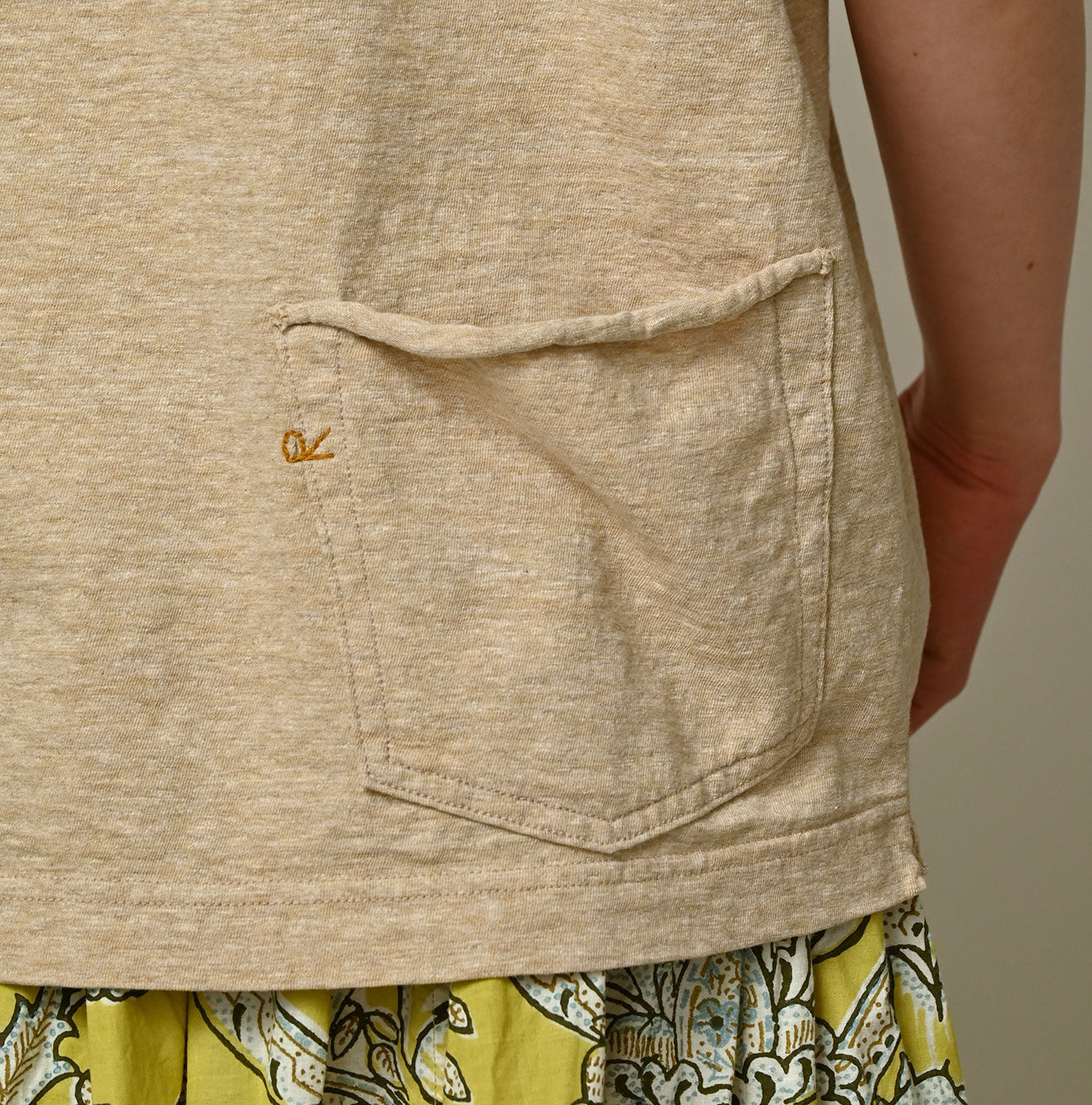 45R Ocean 908 Short Sleeve T-shirt (Top-dyed yarn)