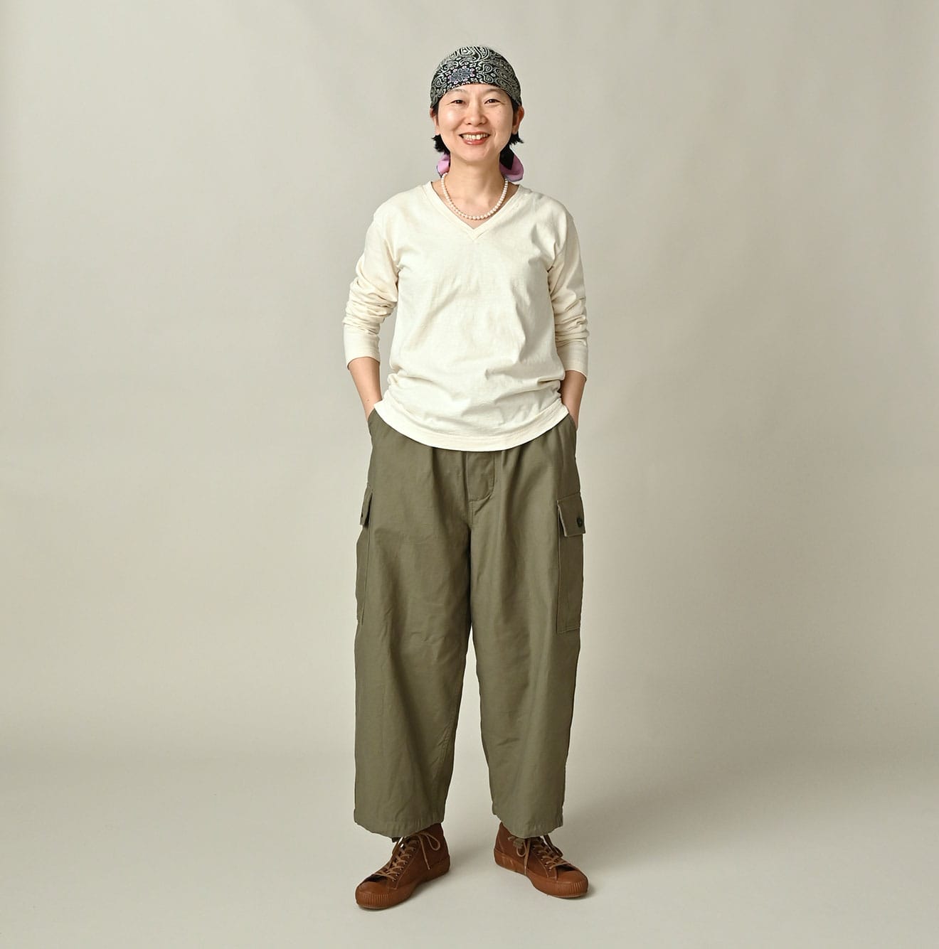 45R Tenjiku 908 V-neck T-shirt