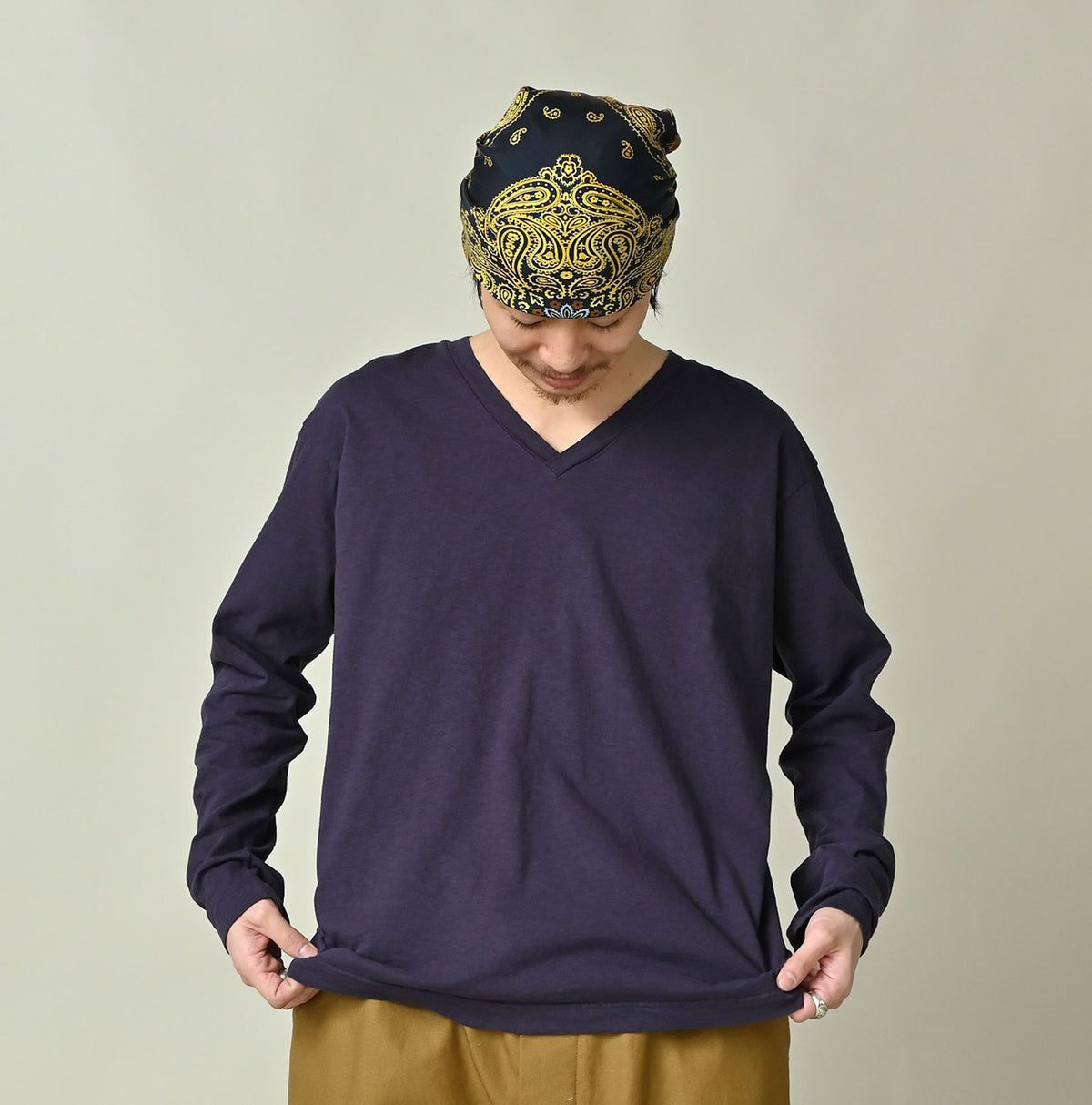 45R Tenjiku 908 V-neck T-shirt