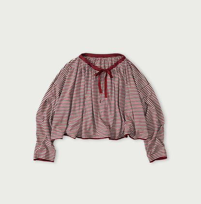 45R Supima Tenjiku Gathered Blouse