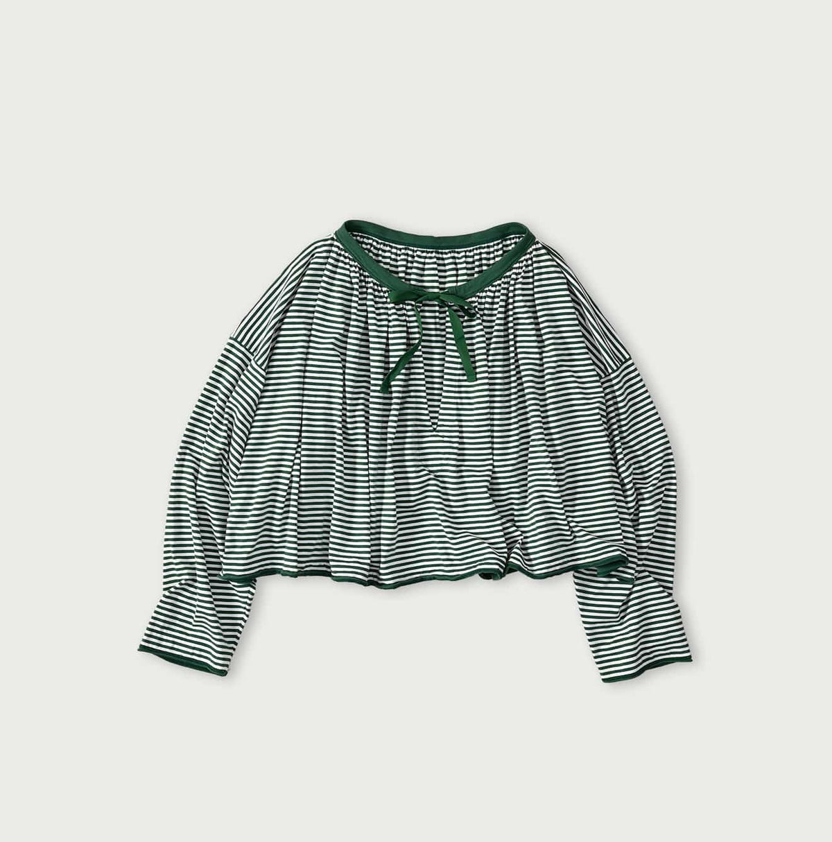 45R Supima Tenjiku Gathered Blouse