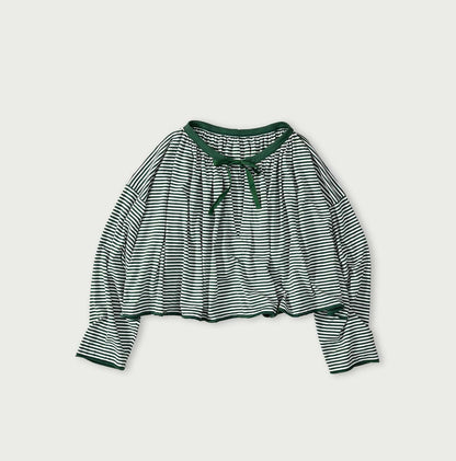 45R Supima Tenjiku Gathered Blouse