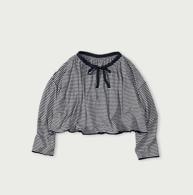 45R Supima Tenjiku Gathered Blouse