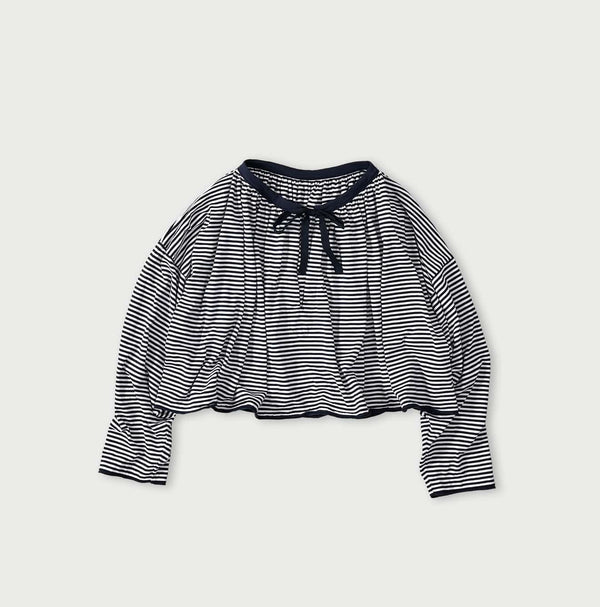 45R Supima Tenjiku Gathered Blouse