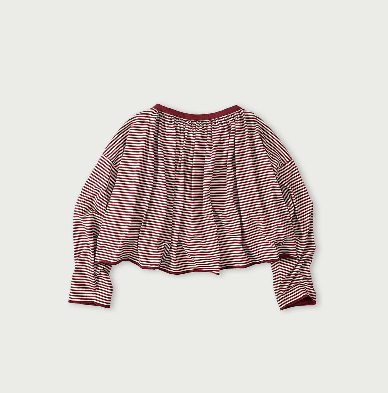 45R Supima Tenjiku Gathered Blouse