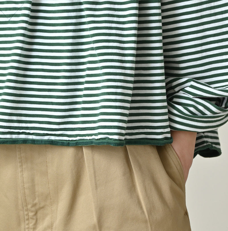 45R Supima Tenjiku Gathered Blouse