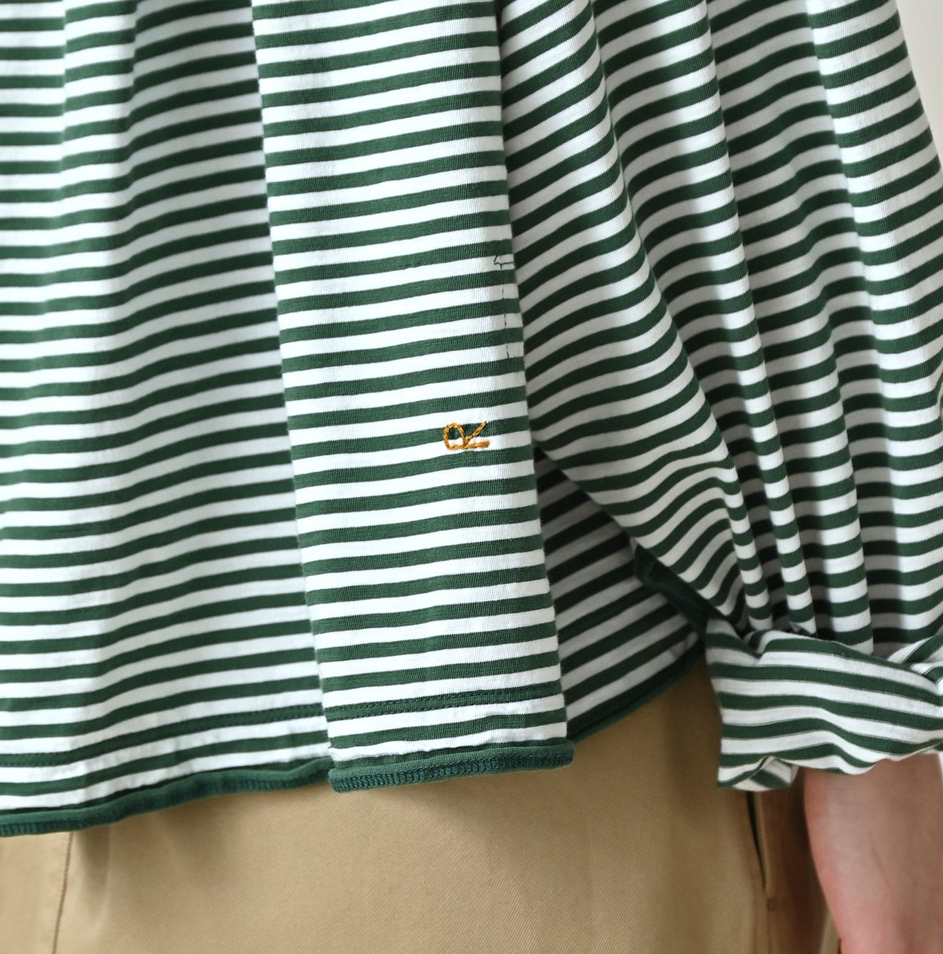 45R Supima Tenjiku Gathered Blouse