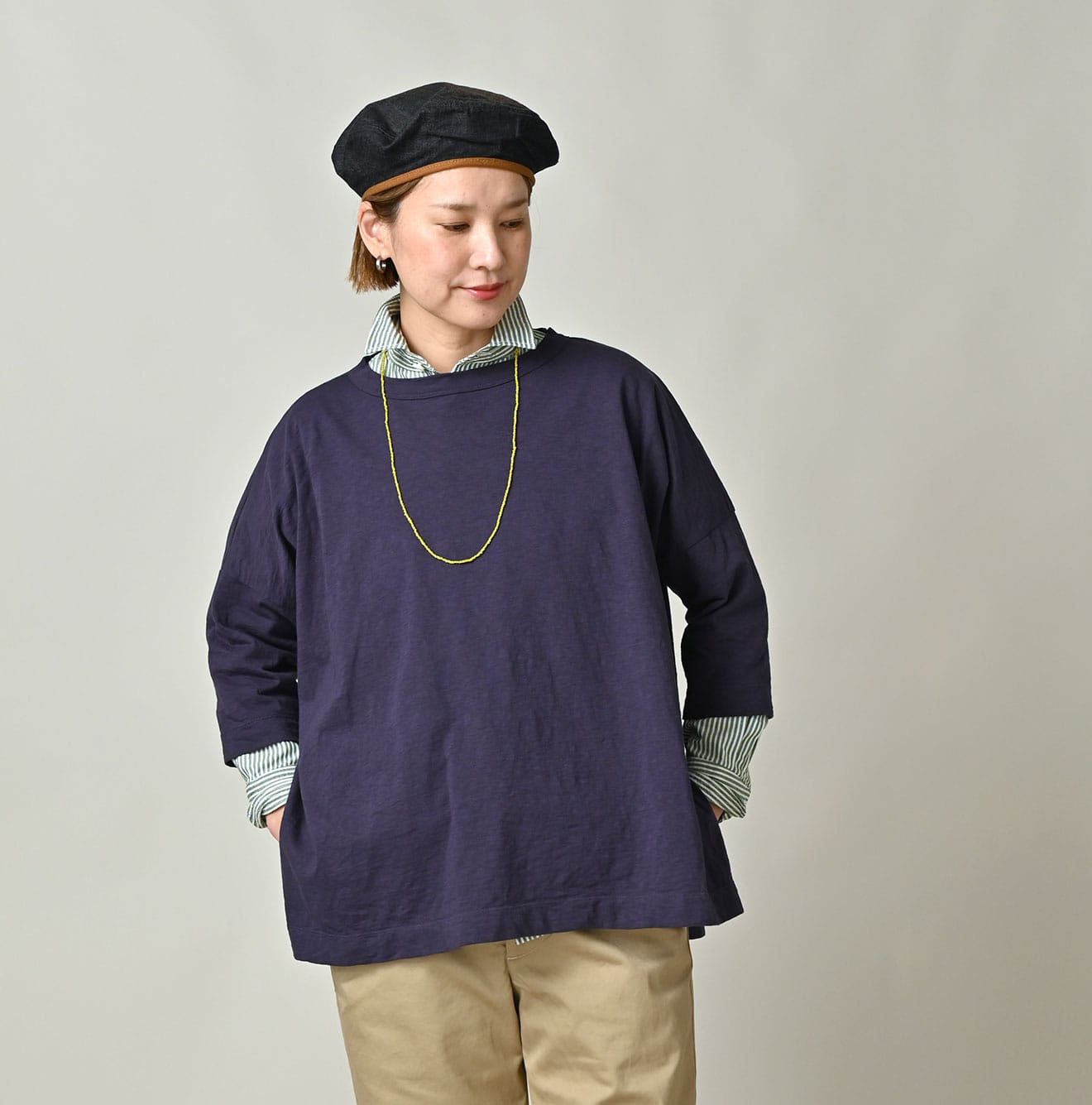 45R  リネンビッグTシャツ　45rpm Big Slit T-shirt – 45R GLOBAL