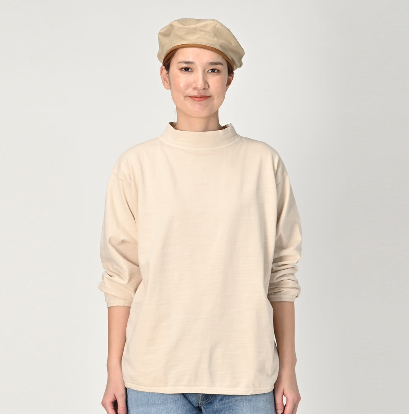45R World Cotton -  Supima 908 Uma T-shirt (ecru)