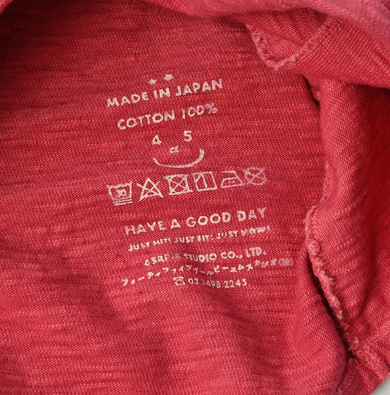 World Cotton - Zimba 908 Uma T-shirt (akane) - 45R by 45rpm studio