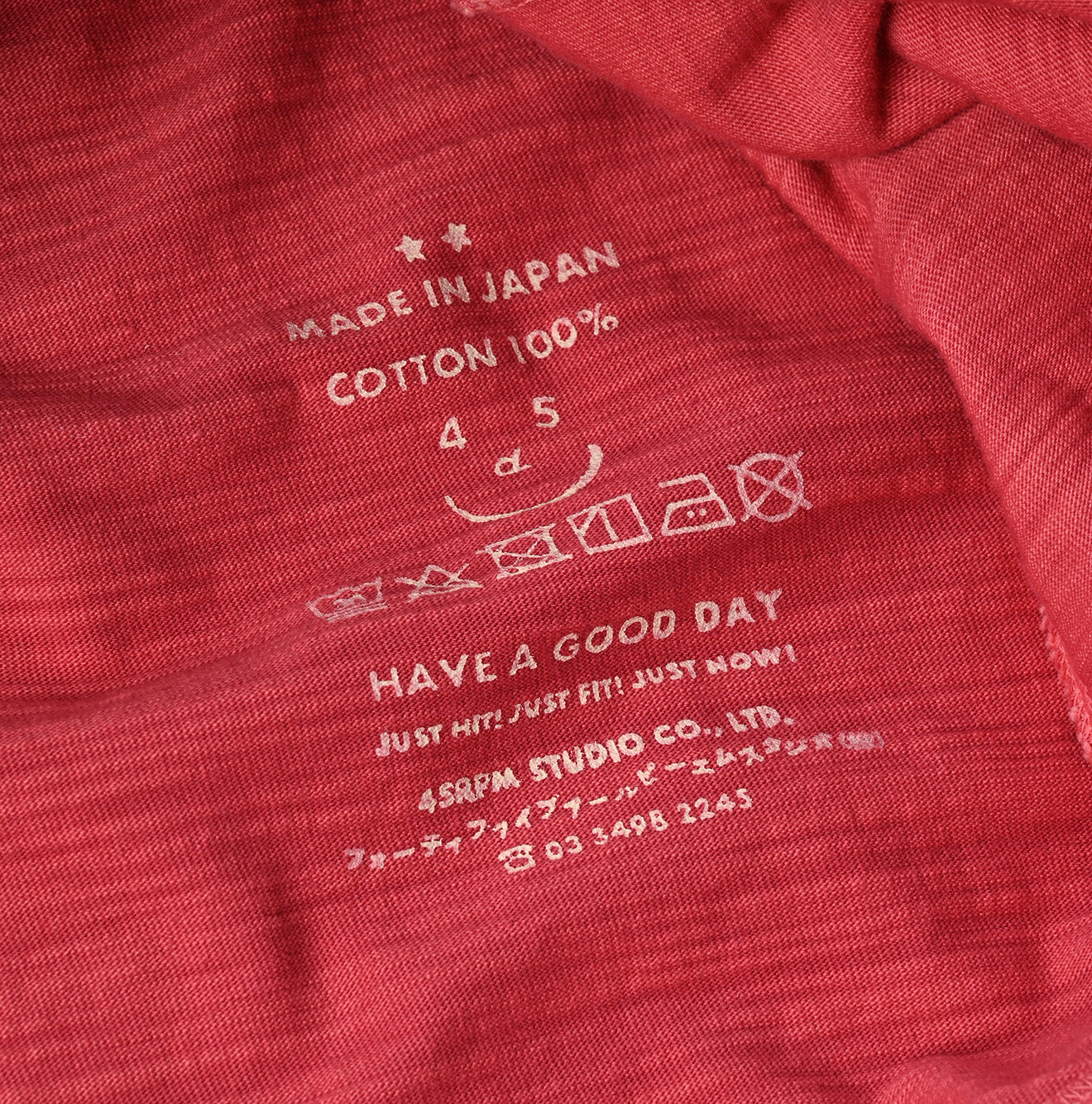 45R World Cotton -  Supima 908 Uma T-shirt (ecru)