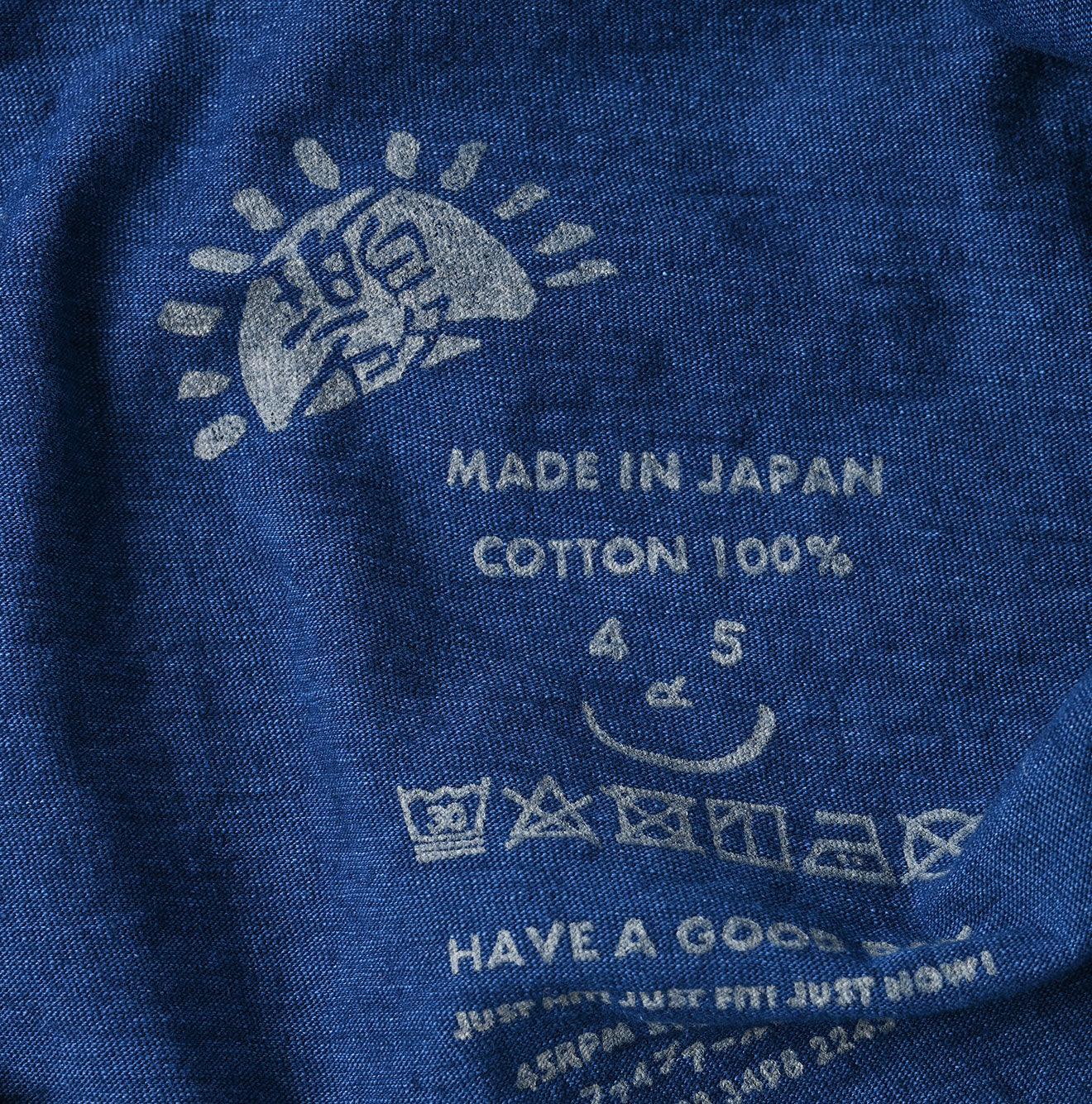 Indigo Square T-shirt - 45R by 45rpm studio