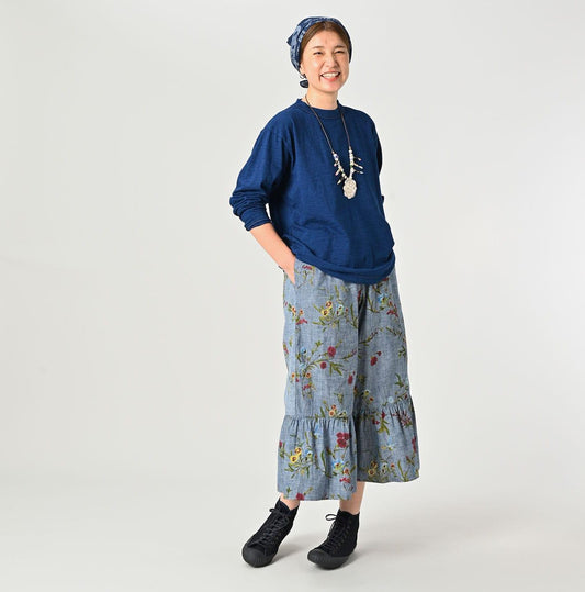 Indigo Ocean 908 Long Sleeve T-shirt - 45R by 45rpm studio