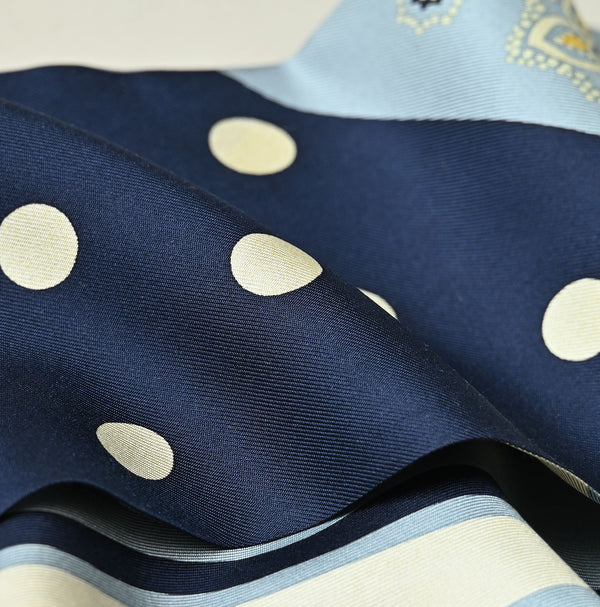 45R Silk Preppy Mix Kelp Scarf