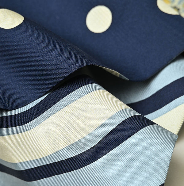 45R Silk Preppy Mix Kelp Scarf