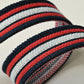 45R Indigo Regimental Stripe Knit Belt