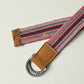 45R Indigo Regimental Stripe Knit Belt