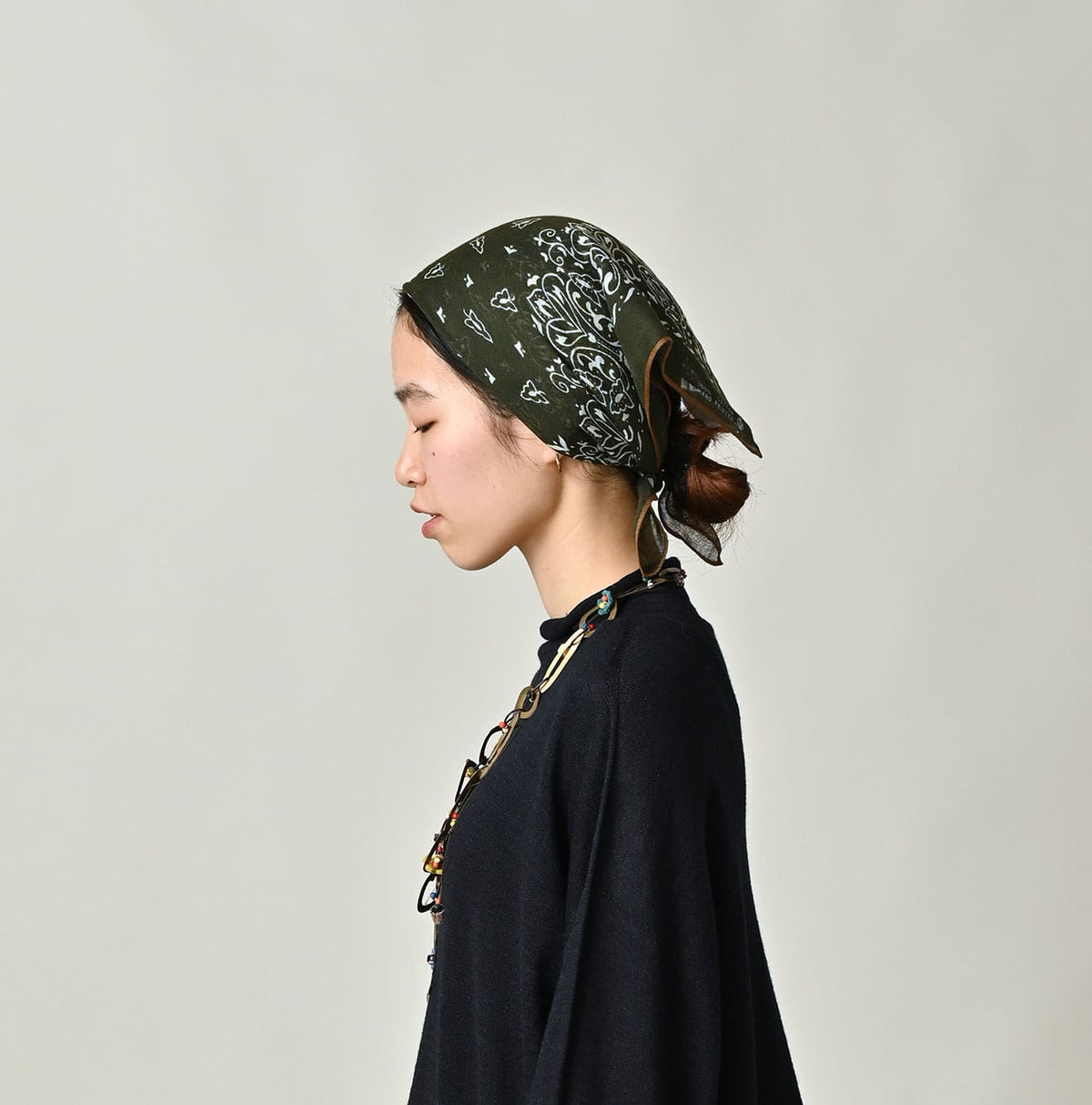 45R Gauze Fir Paisley Bandana