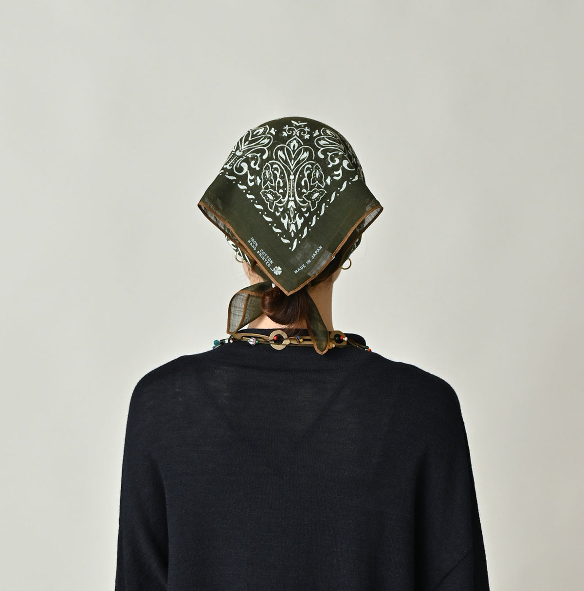 45R Gauze Fir Paisley Bandana