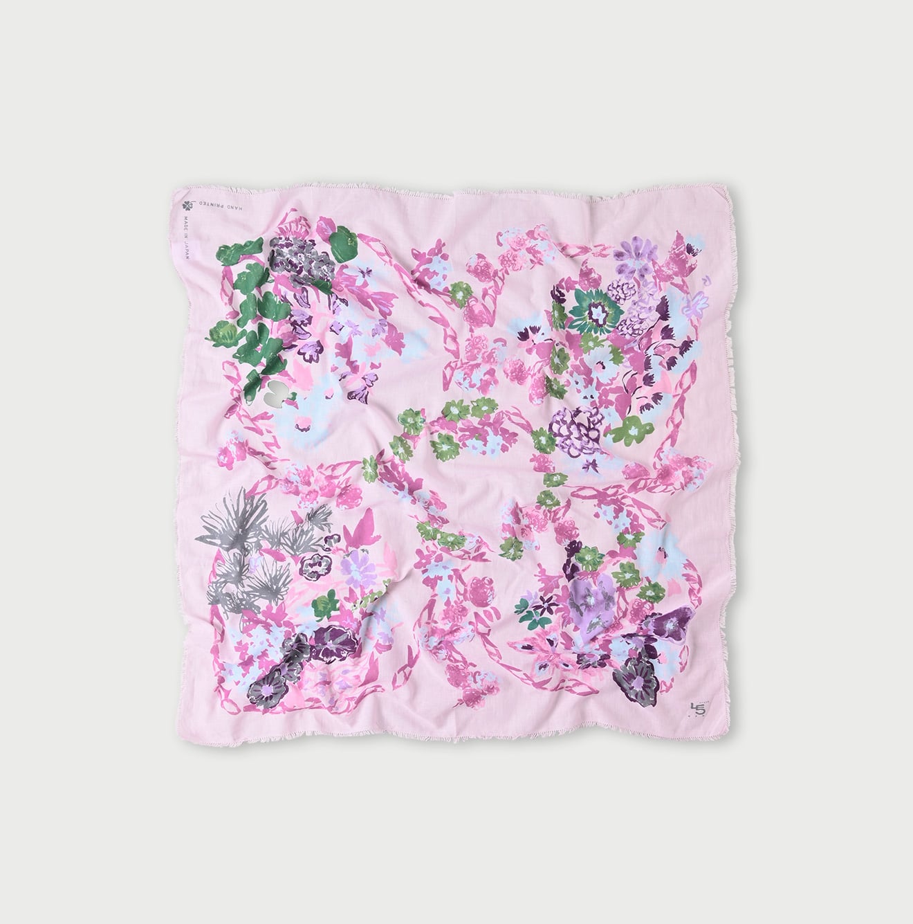 45R Gauze Flower Wreath FUROSHIKii