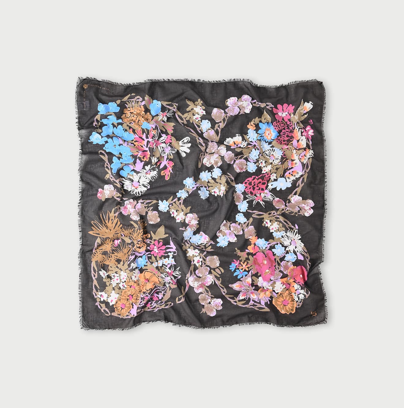 45R Gauze Flower Wreath FUROSHIKii