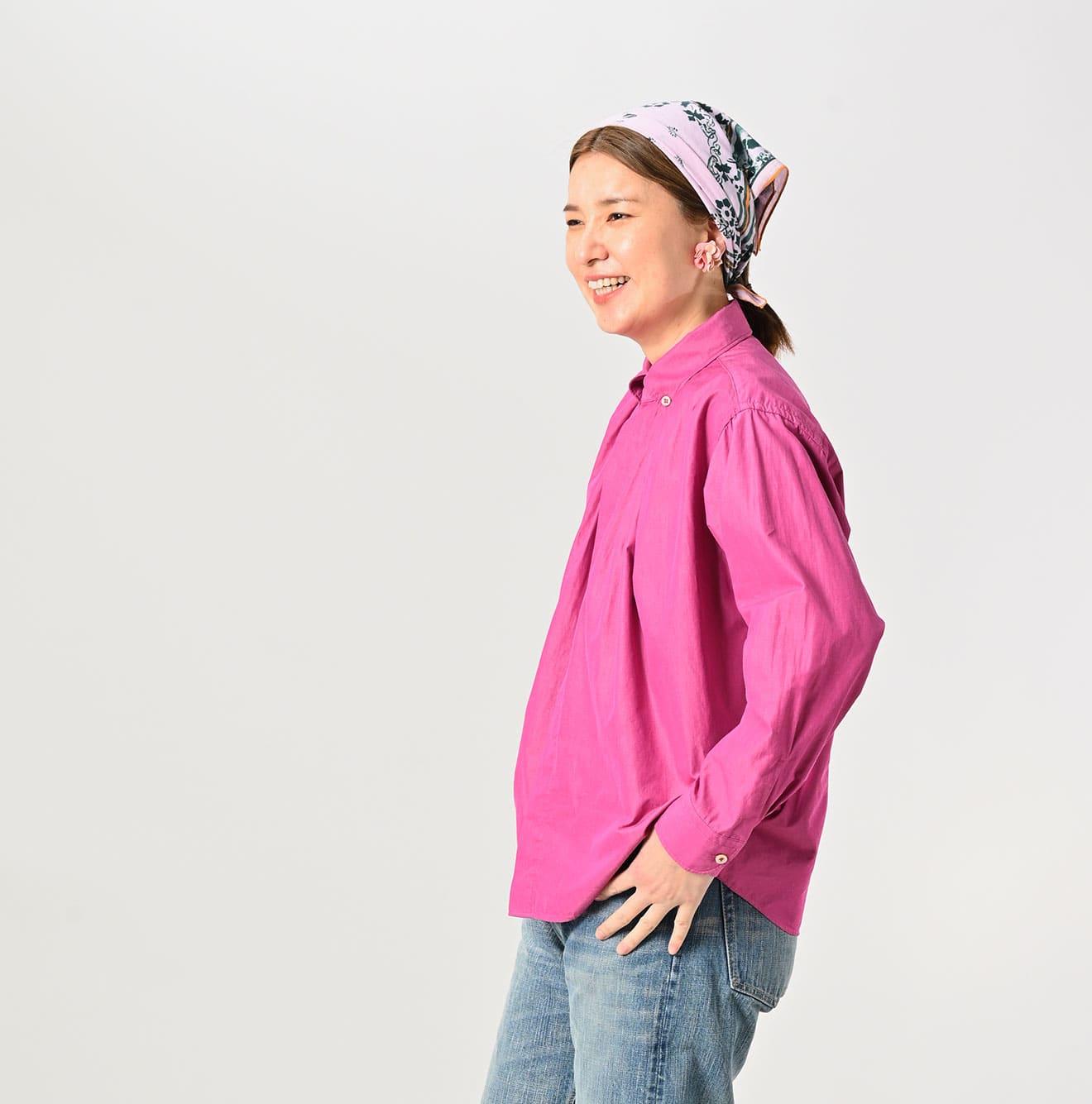 Miko Oceean Tuck Buttondown Blouse - 45R by 45rpm studio - Image 6