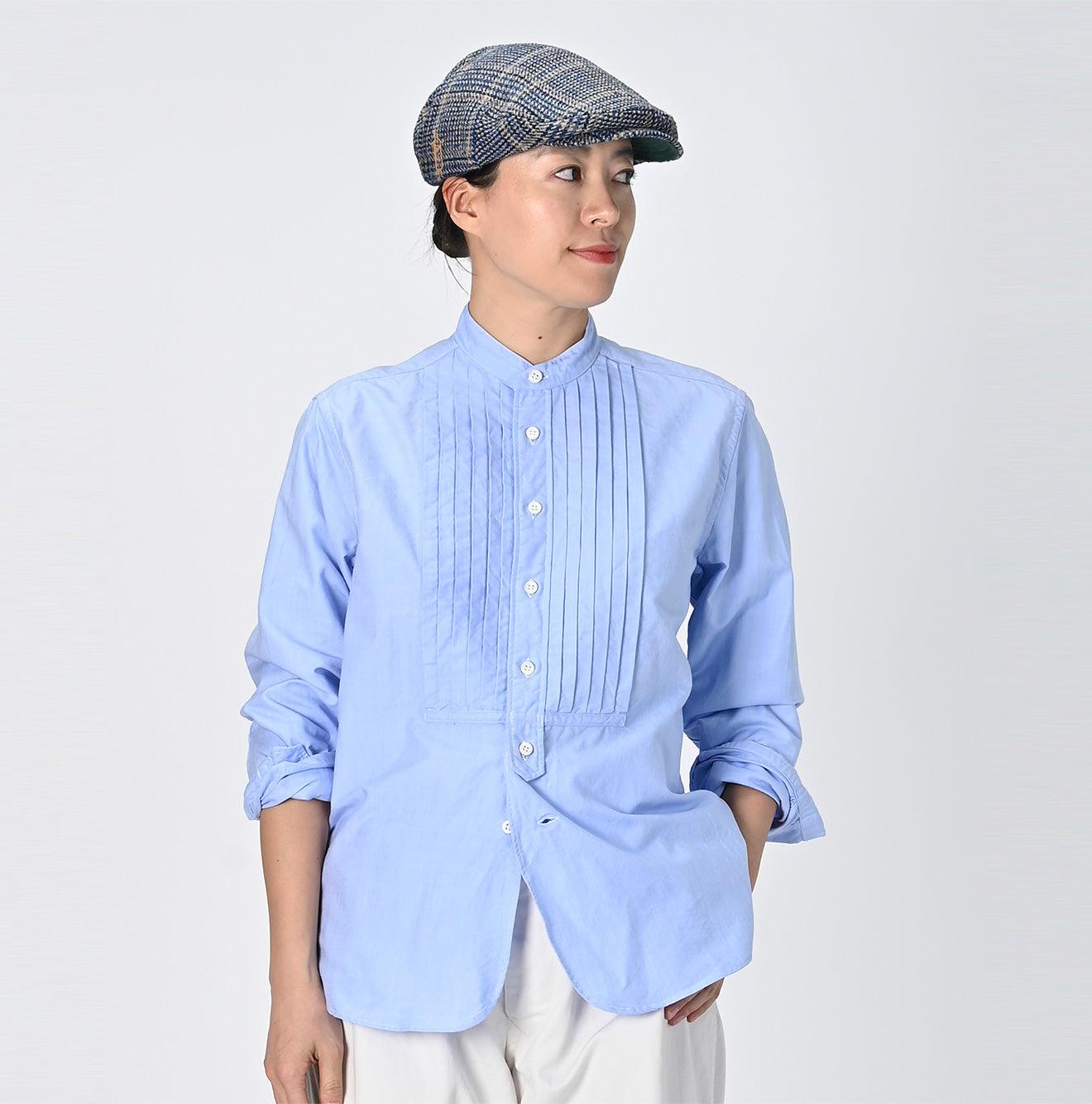 【美品】Supima Oxford L/S Oversized Shirt Supima Oxford 908 Pintuck Shirt – 45R GLOBAL