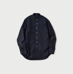 Indigo Supima Oxford 908 Pintuck Shirt - 45R by 45rpm studio