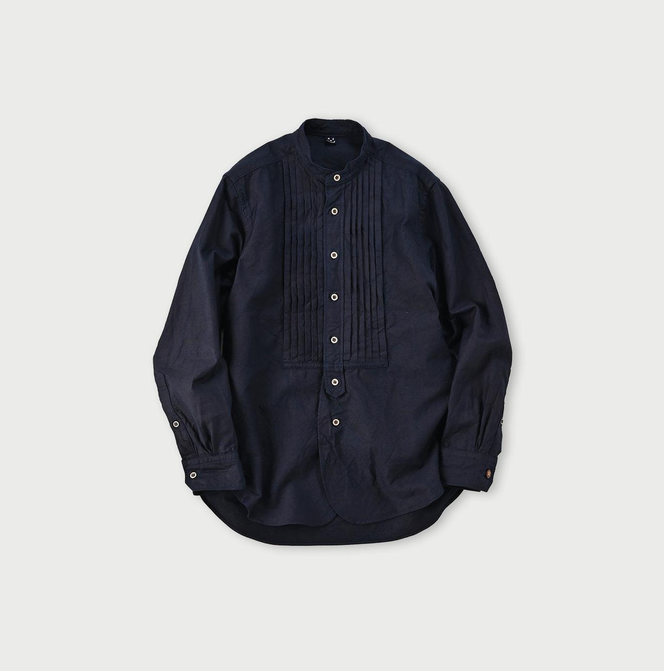Indigo Supima Oxford 908 Pintuck Shirt - 45R by 45rpm studio - Image 1