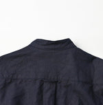 Indigo Supima Oxford 908 Pintuck Shirt - 45R by 45rpm studio