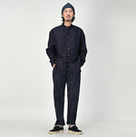 Indigo Supima Oxford 908 Pintuck Shirt - 45R by 45rpm studio